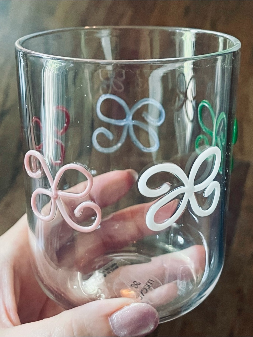 Anthropologie Maeve Icon Love Notes Glass